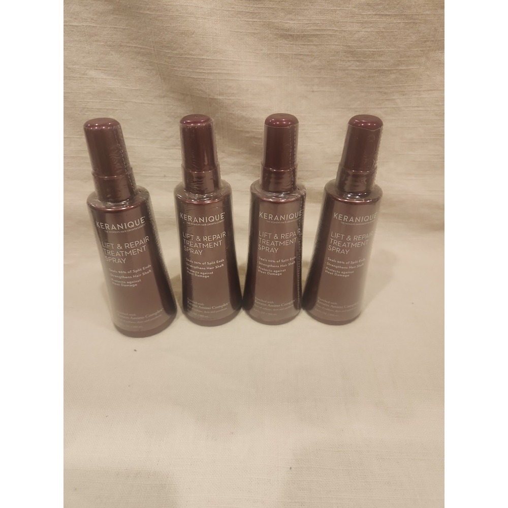 Keranique Lift and Repair Treatment Spray 3.4oz Sealed Lot of 4
